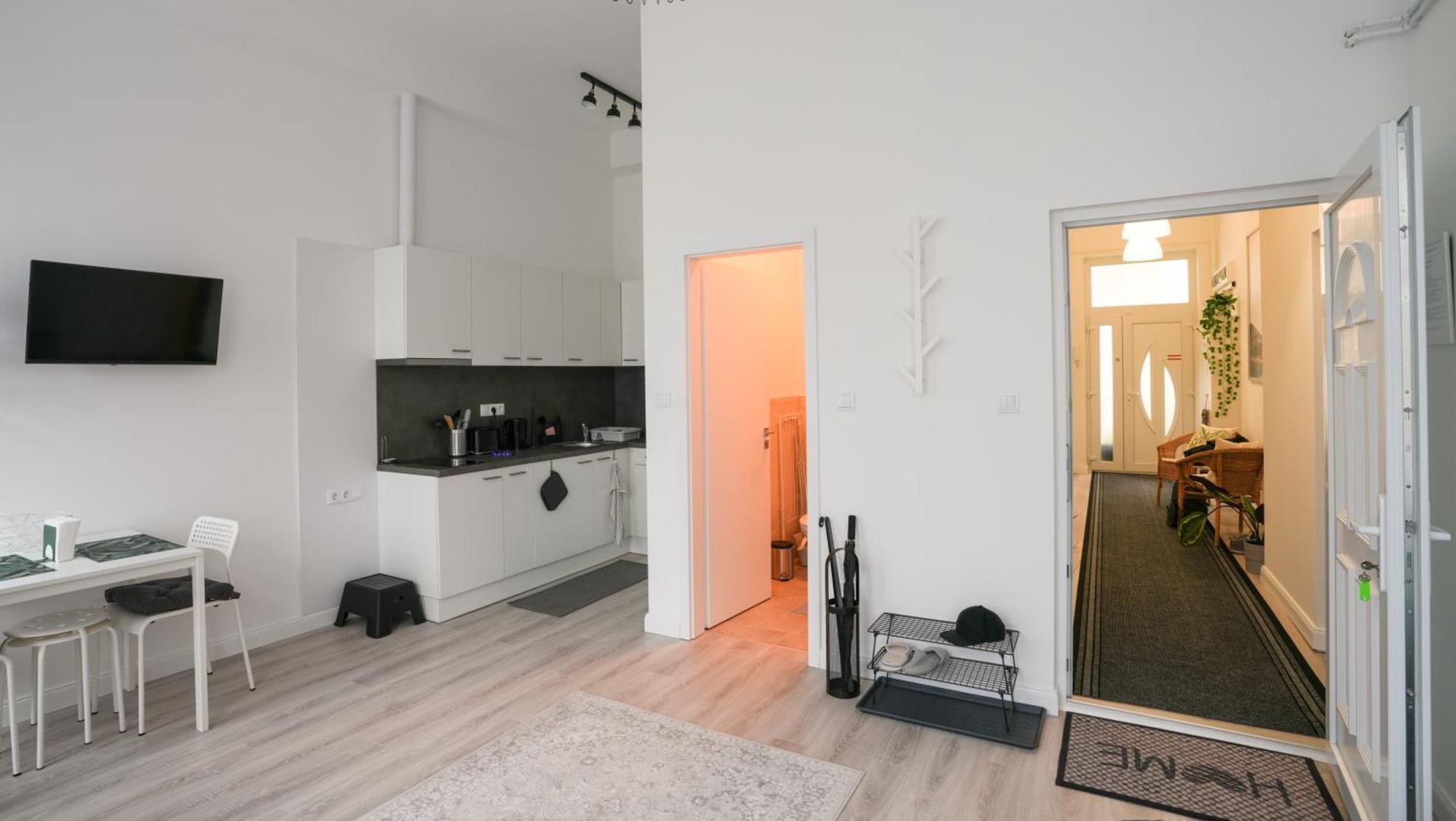 Beautiful Newly Refurbished Studio,fully Equipped Walking Distance To The Park Where Will Find The World Famous Szechenyi Thermal Bath Spa, Museums , And The Capital Circus , Ac, Smart Tv, High Speed Internet Apartment Budapest