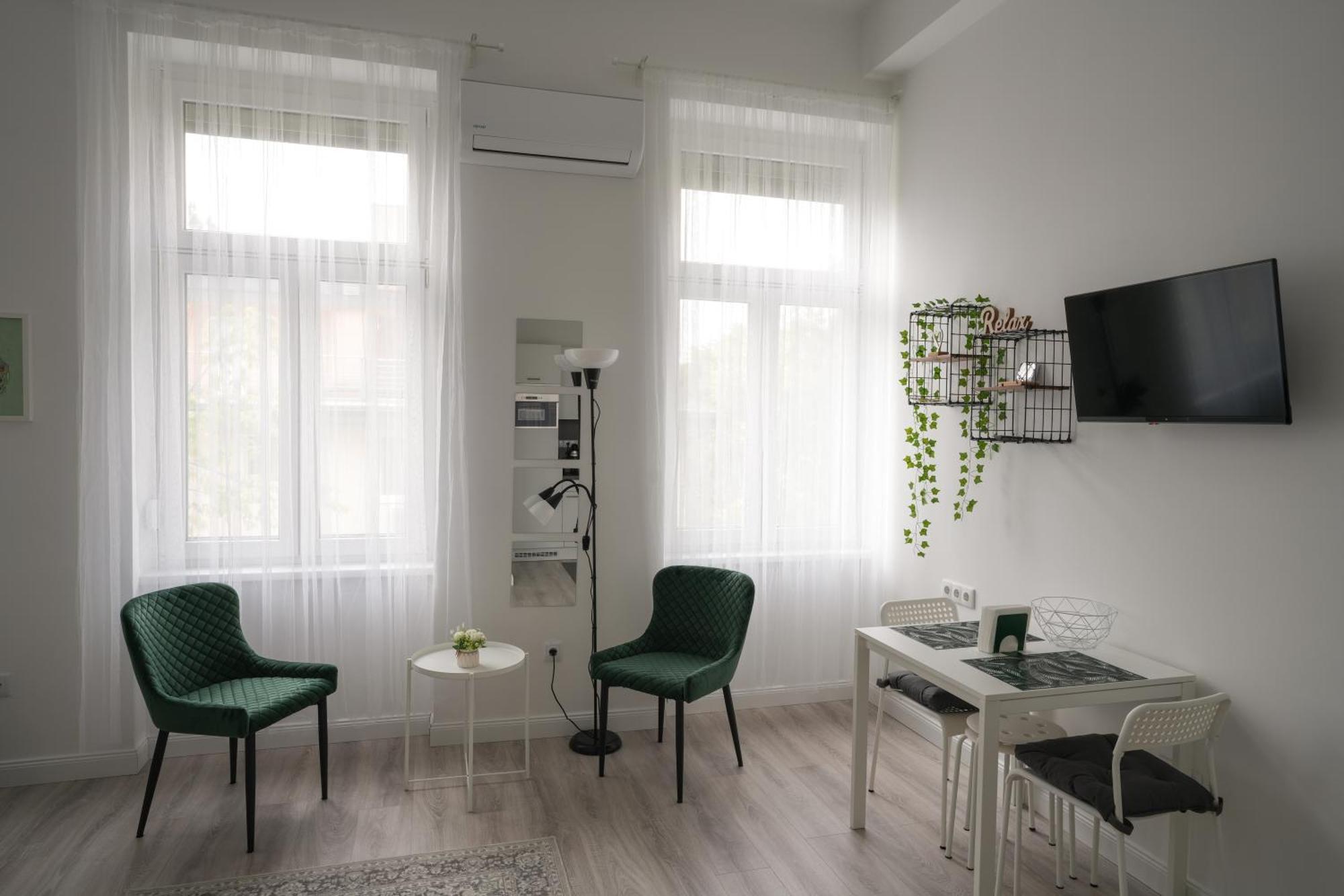 Beautiful Newly Refurbished Studio,fully Equipped Walking Distance To The Park Where Will Find The World Famous Szechenyi Thermal Bath Spa, Museums , And The Capital Circus , Ac, Smart Tv, High Speed Internet Appartamento Budapest